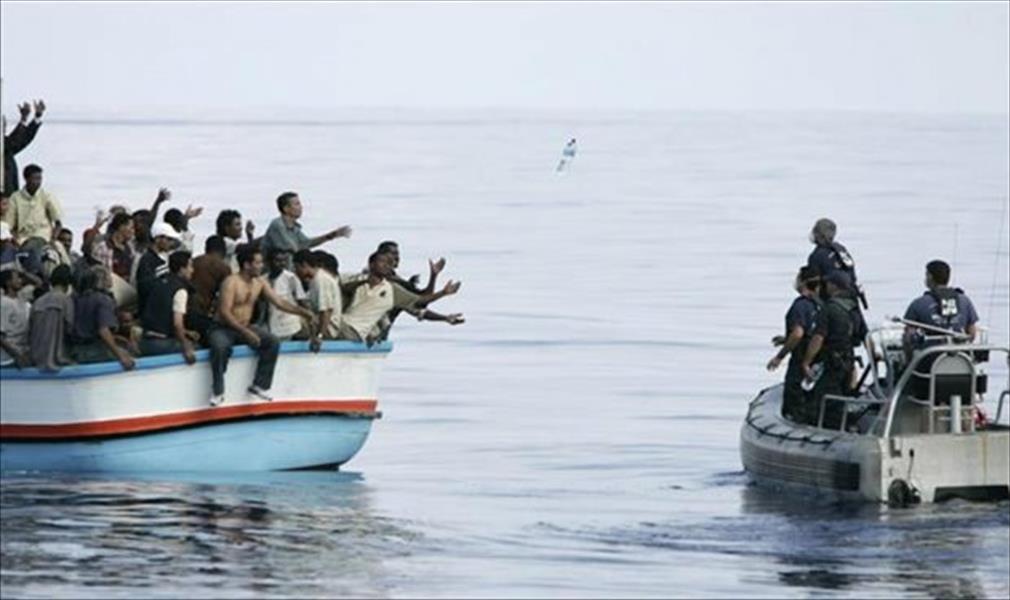 إنقاذ 138 مهاجرًا غير شرعي بينهم 27 امرأة وطفلان قرب سواحل القره بوللي