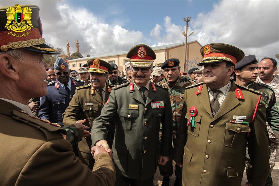 بالصور: تخريج دفعة جديدة من منتسبي الجيش الليبي