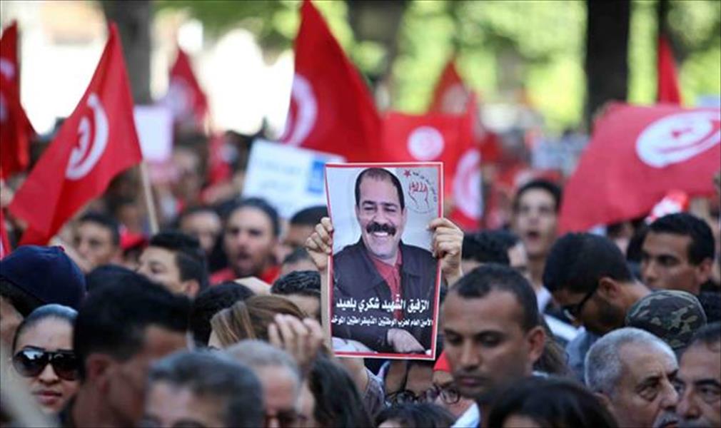 القضاء التونسي يستأنف محاكمة المتهمين في اغتيال بلعيد