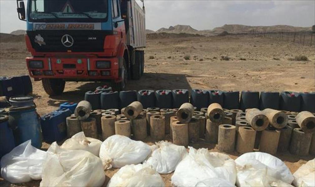 بالصور: الجيش المصري يضبط كميات كبيرة من المتفجرات