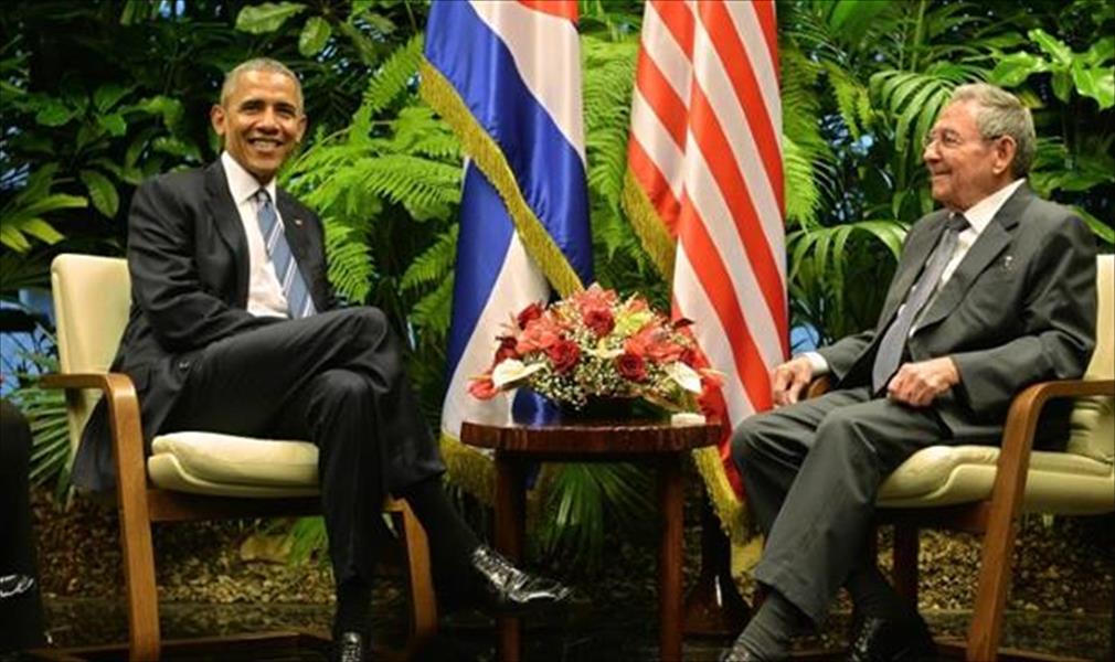 لقاء تاريخي بين الرئيسين الأميركي والكوبي في هافانا