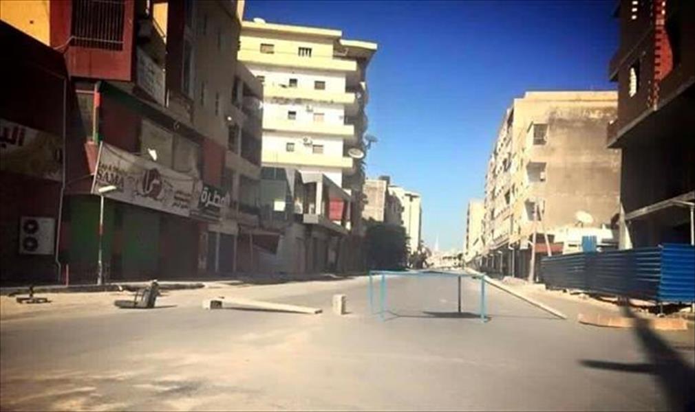 نزوح سكان وسط مدينة الزاوية بسبب الاشتباكات