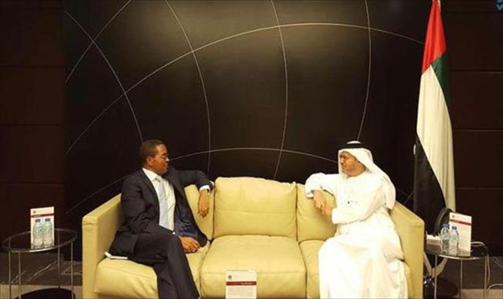 وزير الخارجية الإماراتي يستقبل مبعوث الاتحاد الأفريقي إلى ليبيا