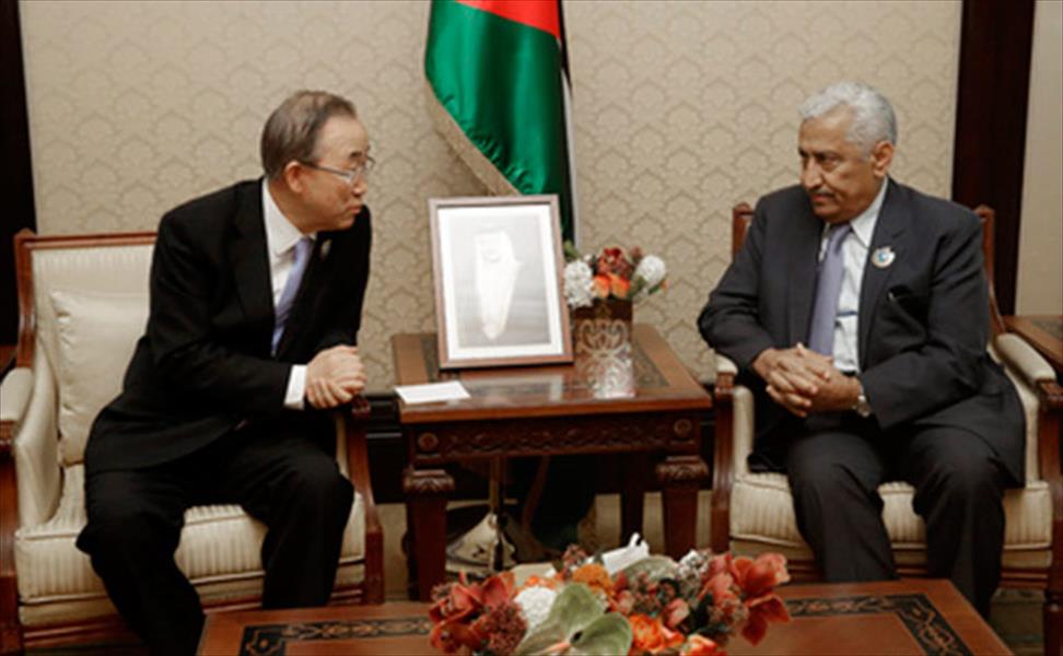 رئيس وزراء الأردن يلتقي أمين عام الأمم المتحدة