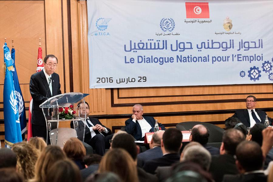 كي مون يدعو المجتمع الدولي لمساندة تونس اقتصاديًا