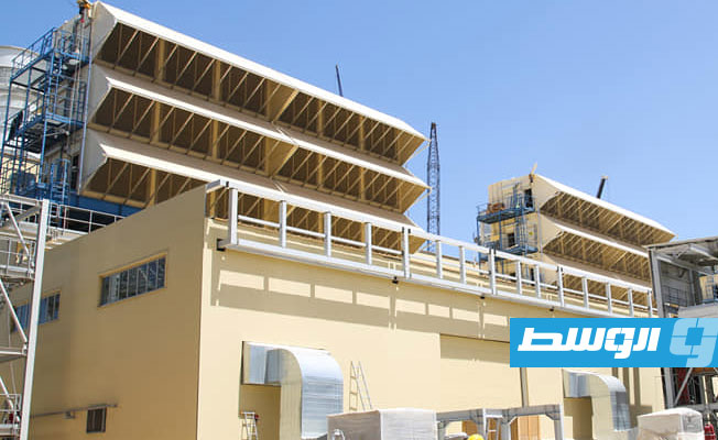 مشروع محطة كهرباء غرب طرابلس الاستعجالي. (الشركة العامة للكهرباء)