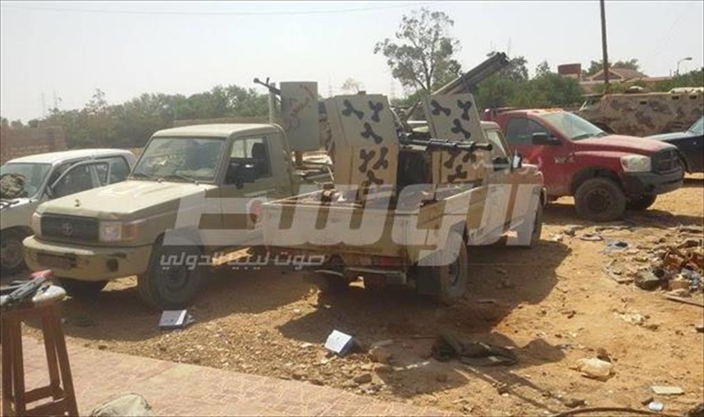الجيش يسيطر على قرية «الفرجان » غرب بنغازي