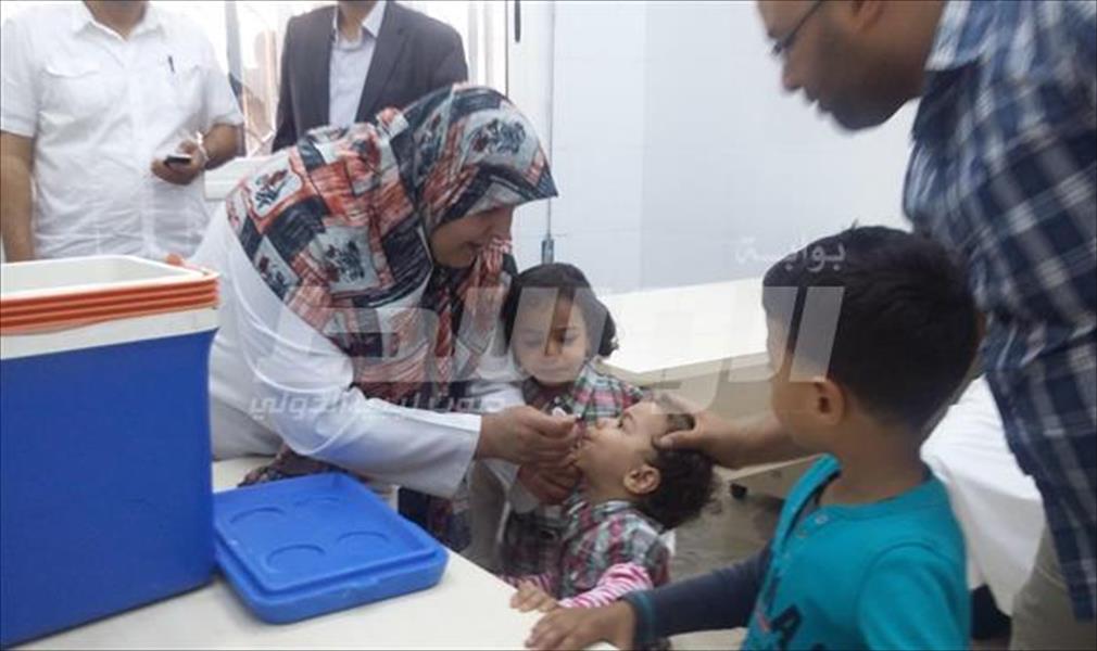 بالصور: انطلاق حملة تطعيم ضد شلل الأطفال في مركز السلاوي
