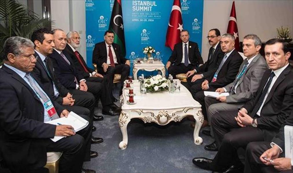 أردوغان للسراج: مستعدون لإرسال بعثتنا الدبلوماسية إلى ليبيا