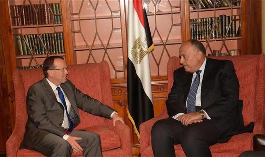 وزير الخارجية المصري يلتقي كوبلر في القاهرة