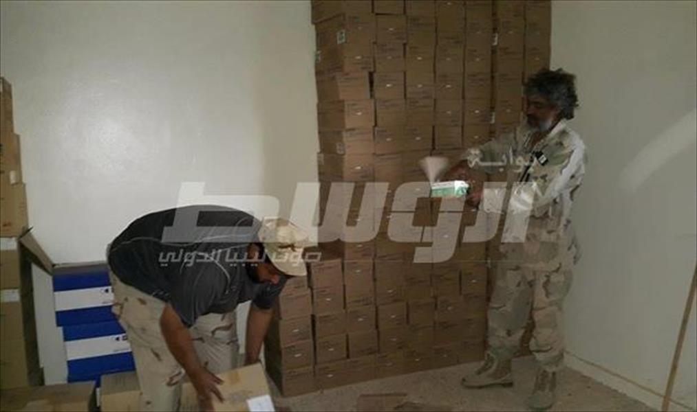 قوات «الصاعقة» تعثر على مخزن للأدوية والمعدات الطبية في القوارشة