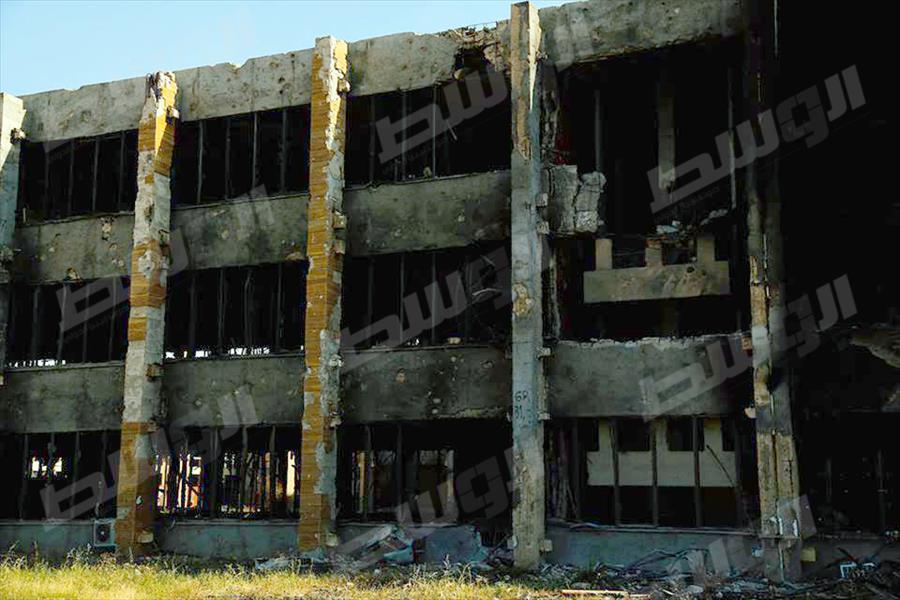 8 صور ترصد آثار الإرهاب في جامعة بنغازي