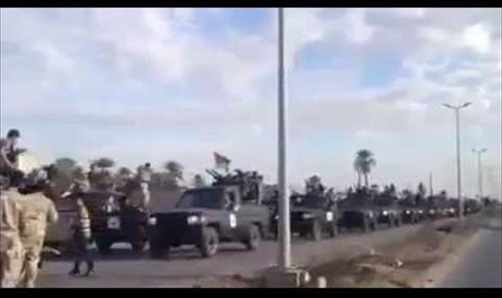 فصيل من لواء الحلبوص من مصراتة يصل قاعدة الجفرة العسكرية