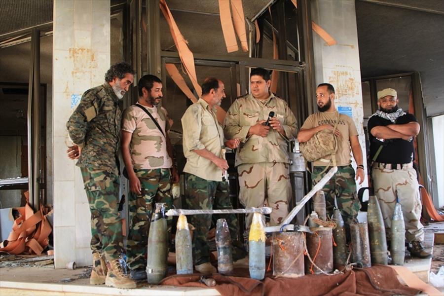 بالصور: الألغام تعرقل تقدم قوات الجيش وتحصد الأبرياء في بنغازي