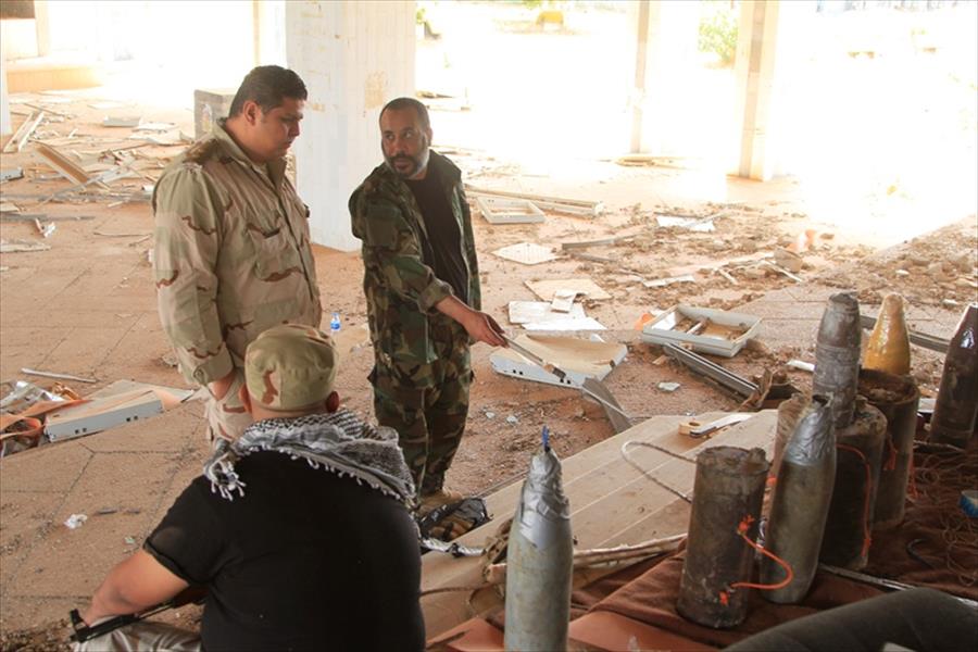 بالصور: الألغام تعرقل تقدم قوات الجيش وتحصد الأبرياء في بنغازي