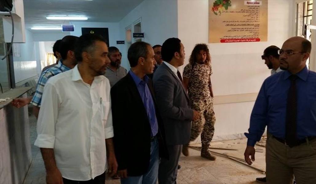 الصحة تقيم أضرار عيادة بنغازي الجديدة في الليثي