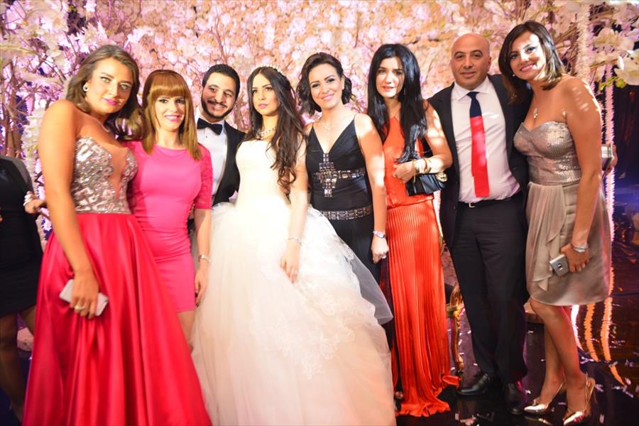 بالصور: نجوم الفن والإعلام في زفاف كريم السبكي وشهد