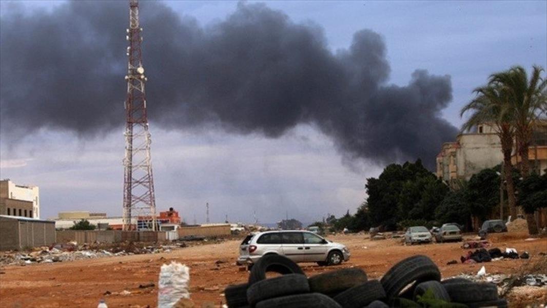 إصابة مدنيين اثنين جراء سقوط قذيفة على الماجوري ببنغازي