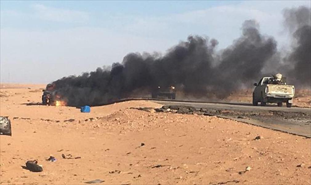 مقتل عسكري وإصابة آخرين جراء انفجار لغم بطريق اللود الزراعي وسيارة مفخخة وسط أبونجيم