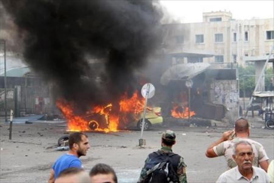 عدة انفجارات تضرب مدينتين في سورية