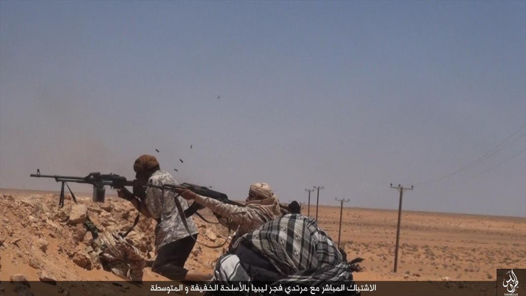 «داعش» ينشر صورًا للمواجهات مع قوات «البنيان المرصوص»