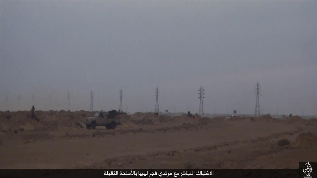 «داعش» ينشر صورًا للمواجهات مع قوات «البنيان المرصوص»