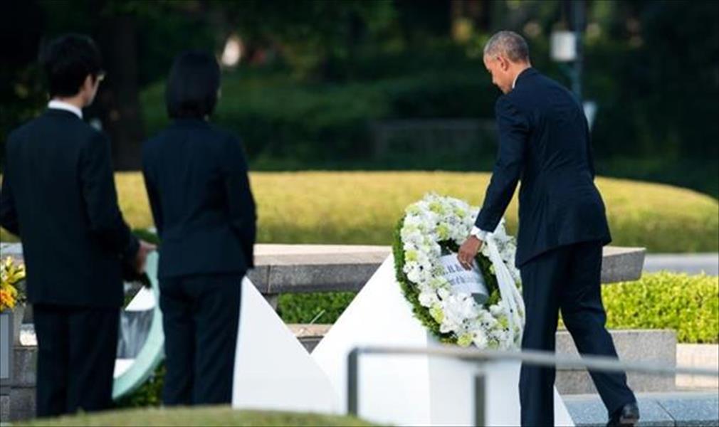 أوباما يصافح ناجين من «كارثة هيروشيما»