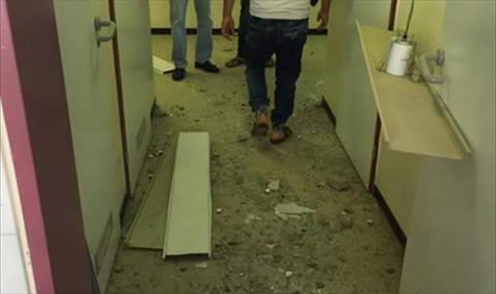 بالصور.. آثار استهداف مركز بنغازي الطبي