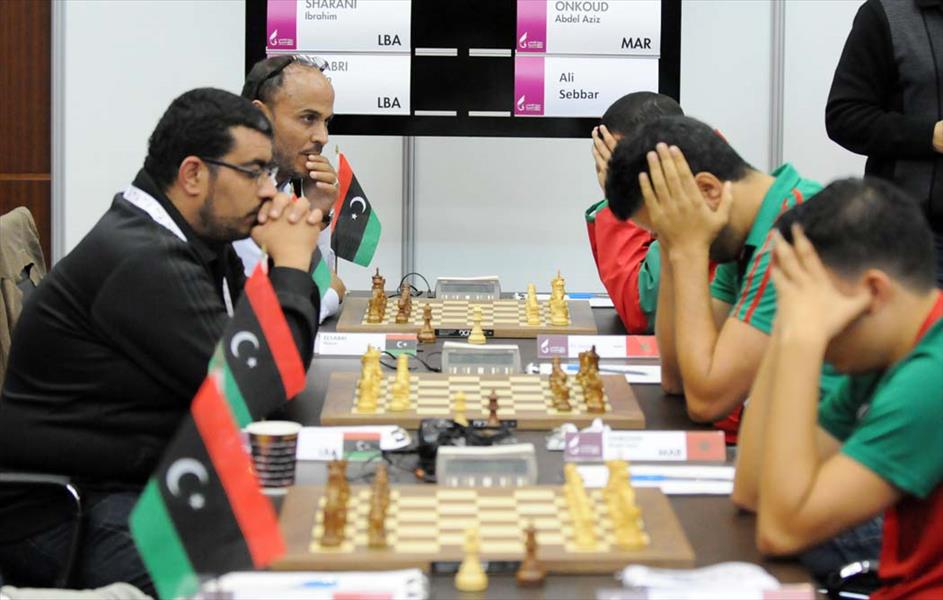 العربي والحراري في صدارة بطولة ليبيا للشطرنج