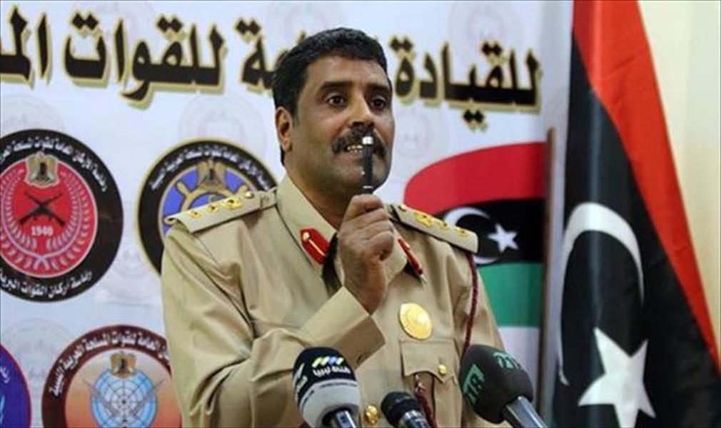 العقيد أحمد المسماري ينفي وقف إطلاق النار في بنغازي