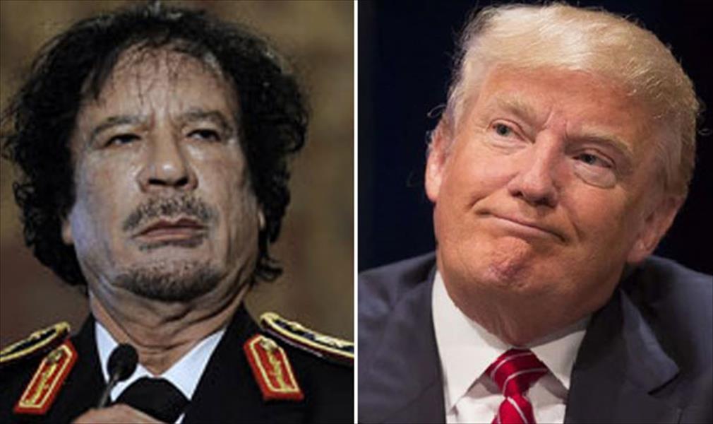 باز فيد: ترامب سعى لإقامة مشروعات مع القذافي