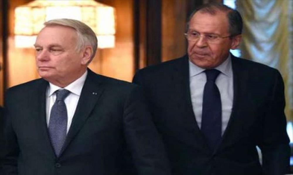 روسيا وفرنسا تبحثان تطورات الوضع في ليبيا