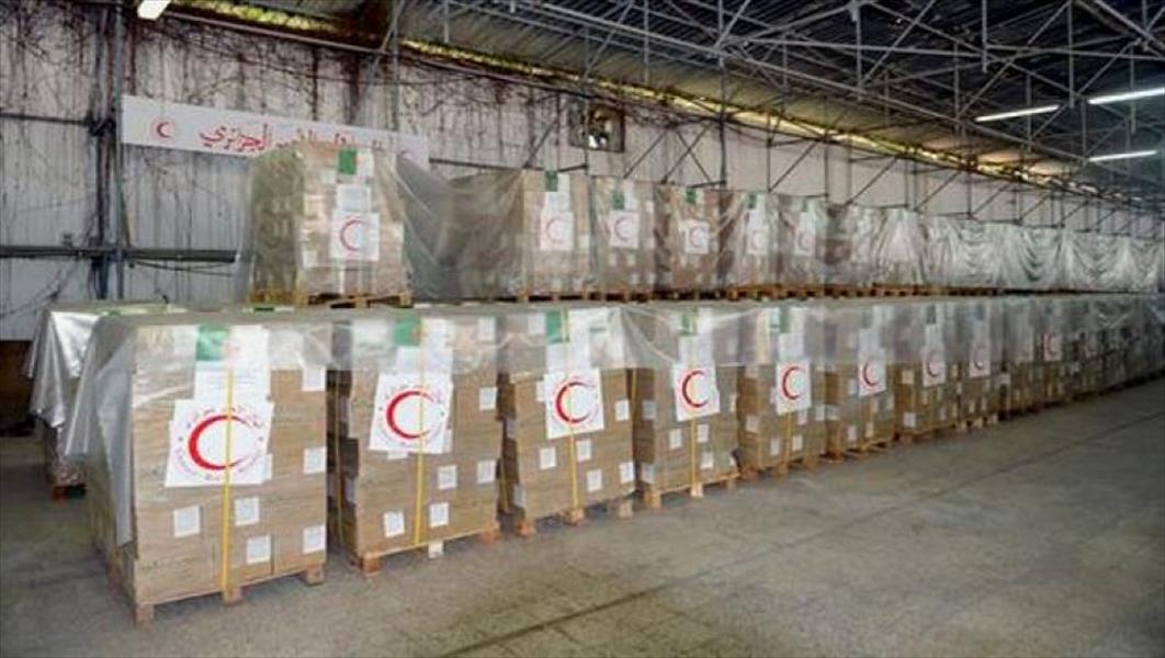 الجزائر تمنح ليبيا 30 طنًا من الأدوية والأغذية