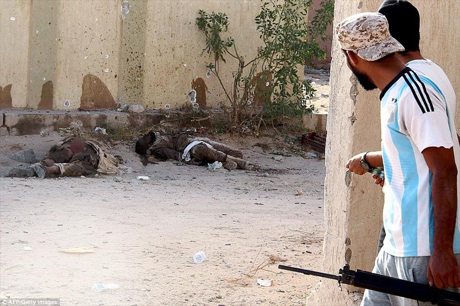 مصدر عسكري: أكثر من 50 جثة لقتلى داعش بينهم القيادي «أبوترابة» في سرت