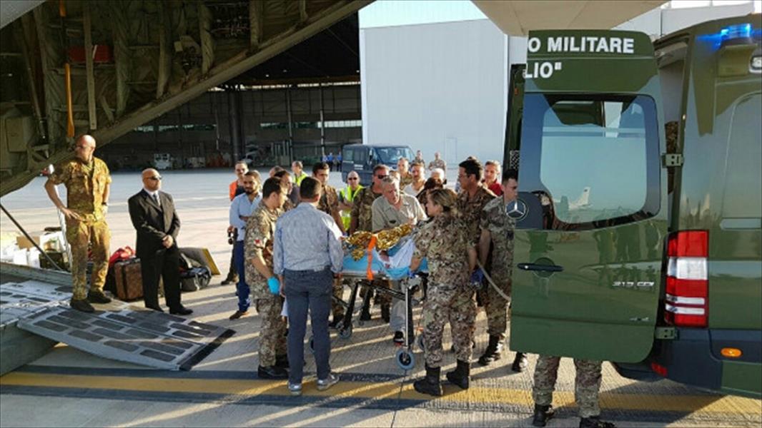 إيطاليا: وصول 11 من جرحى القوات الليبية إلى روما