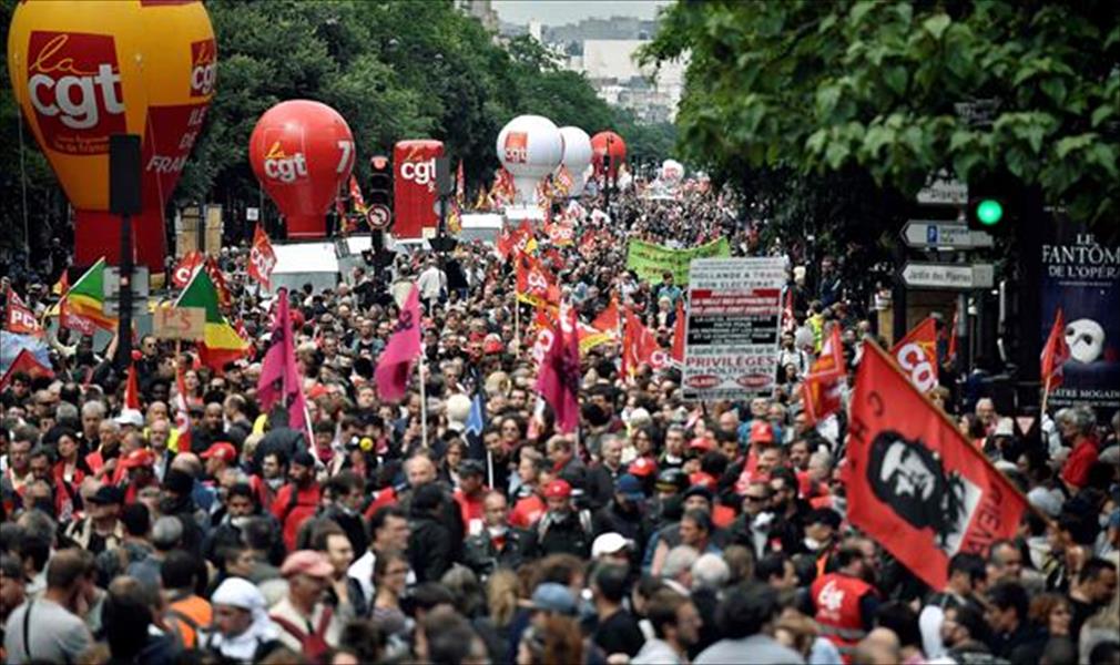 200 ألف متظاهر في باريس ضد قانون العمل