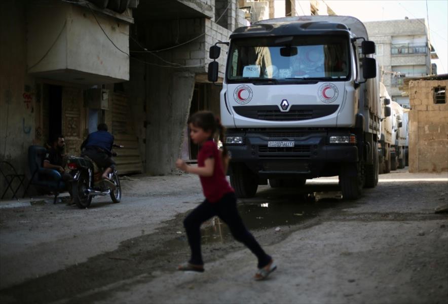 المساعدات الأممية تصل لكل المناطق المحاصرة في سورية