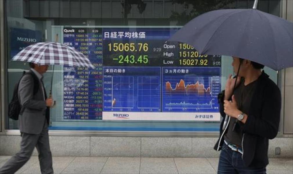 بورصة طوكيو تهبط 3% بسبب تداعيات الاستفتاء البريطاني