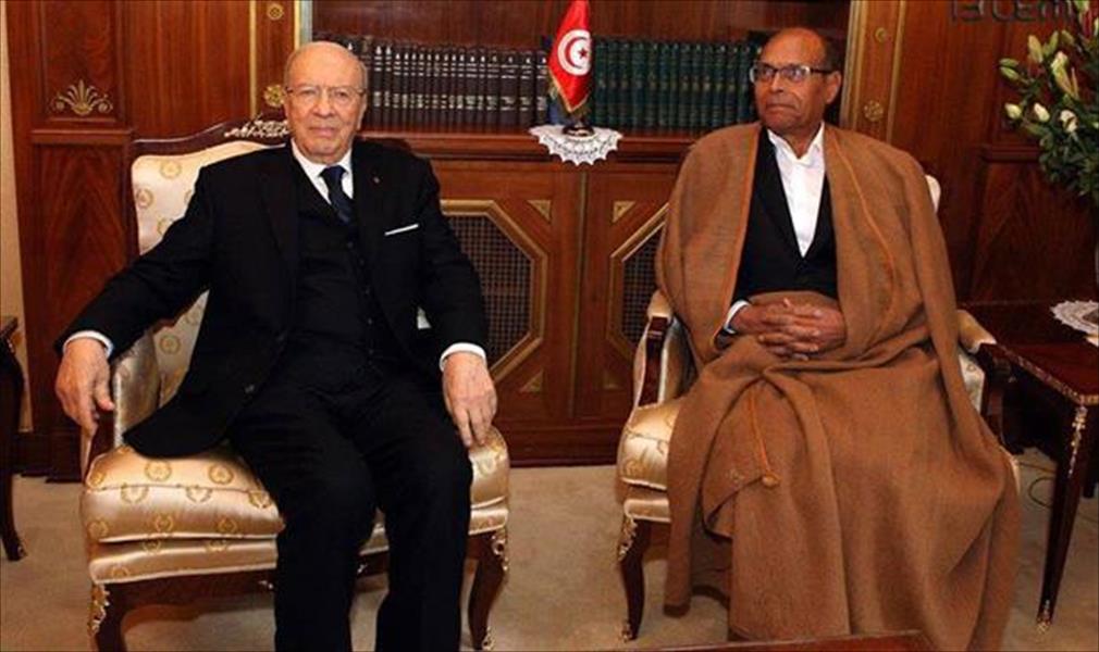 المرزوقي يتهم الرئيس التونسي ويدعوه للاستقالة