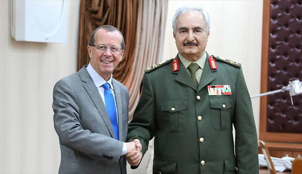 كوبلر: يجب أن نخصص دورًا للفريق حفتر في هيكلة الجيش الليبي الموحد