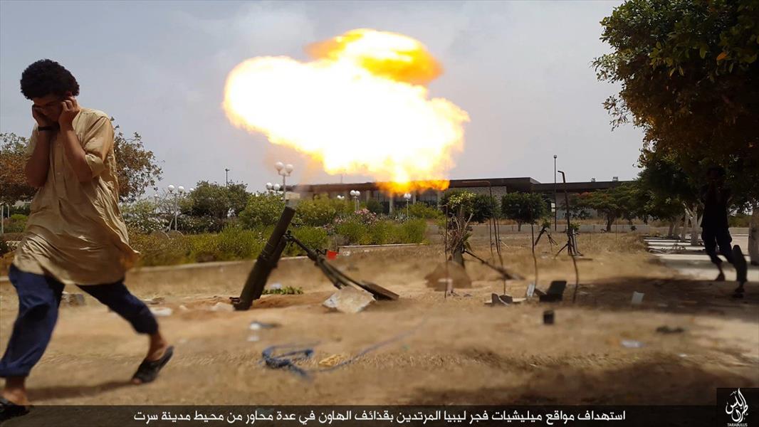 «داعش» ينشر صورًا جديدة للمعارك في سرت ويكشف عن أسلحة جديدة