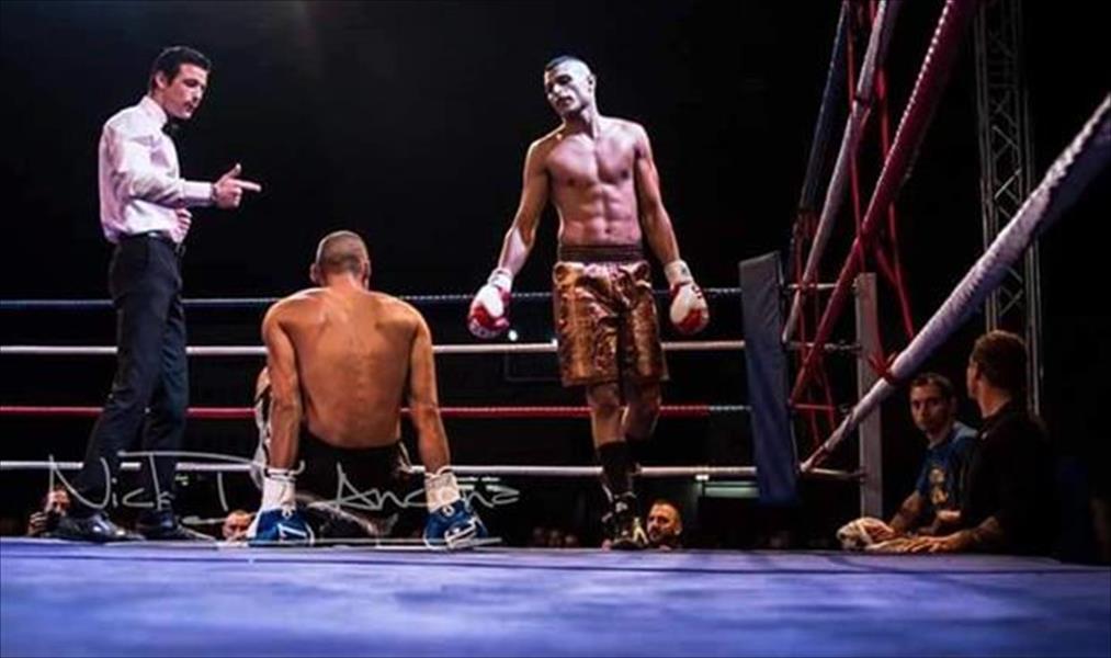بالصور: الملاكم الليبي زناد يتحدى بطل المجر في أوروبا بعد دقائق
