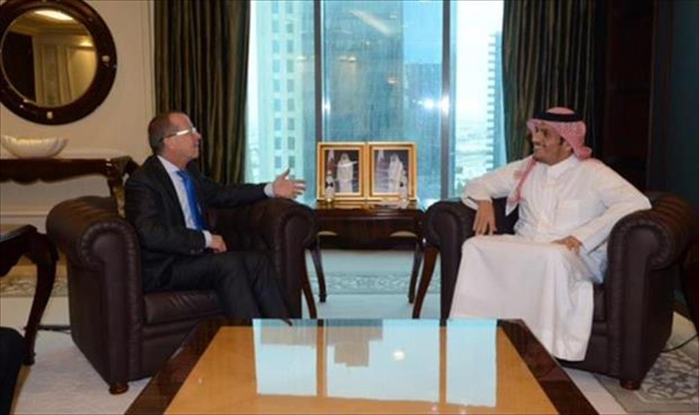 كوبلر يلتقي وزير خارجية قطر في موريتانيا