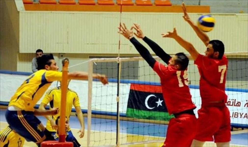 فوز المروج والأهلي طرابلس في نهائيات الكرة الطائرة