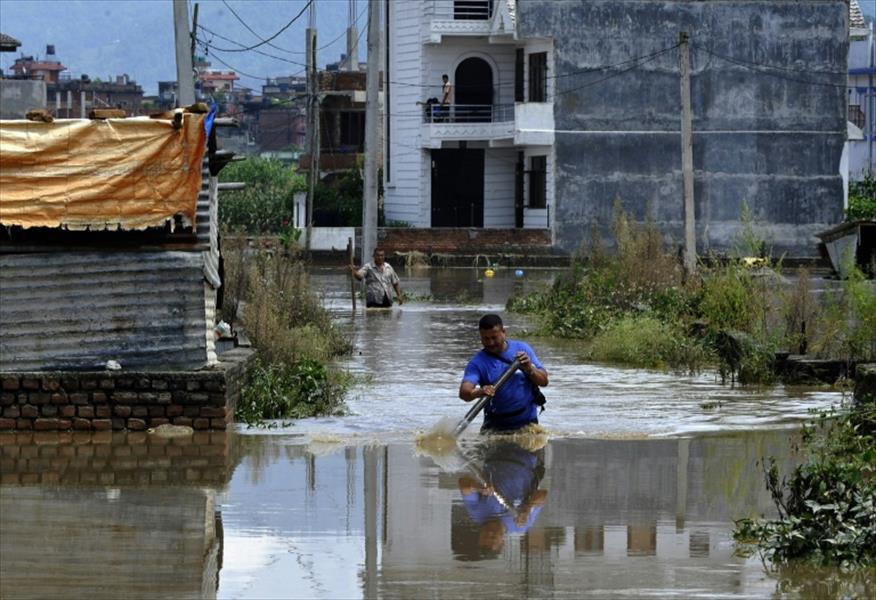58 قتيلاً وعشرات المفقودين فى فيضانات بالنيبال