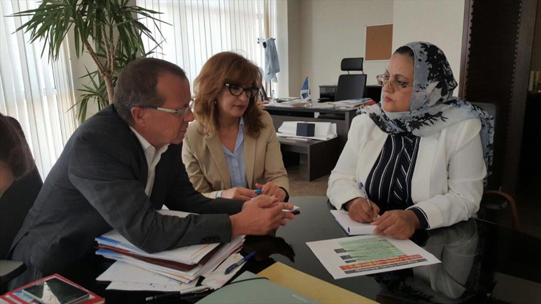 كوبلر يلتقي وزيرة الدولة لشؤون المرأة أسماء الأسطى