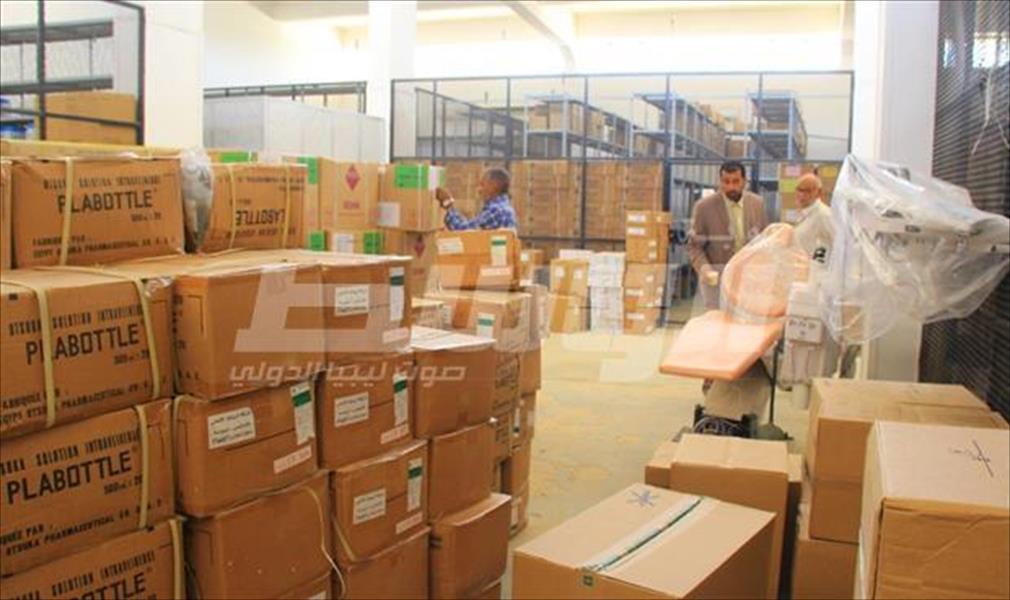 بلدية جالو تتسلم شحنة الأدوية من الإمداد الطبي في البيضاء