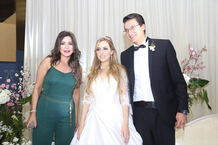 بالصور: رامي صبري يتألق في حفل زفاف يحيى وريهام