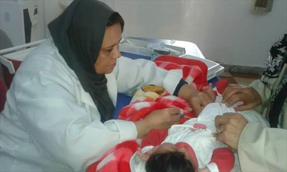 توفر معظم تطعيمات الأطفال في بنغازي