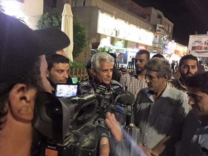وزير داخلية «الموقتة» يتفقد الترتيبات الأمنية بشوارع بنغازي